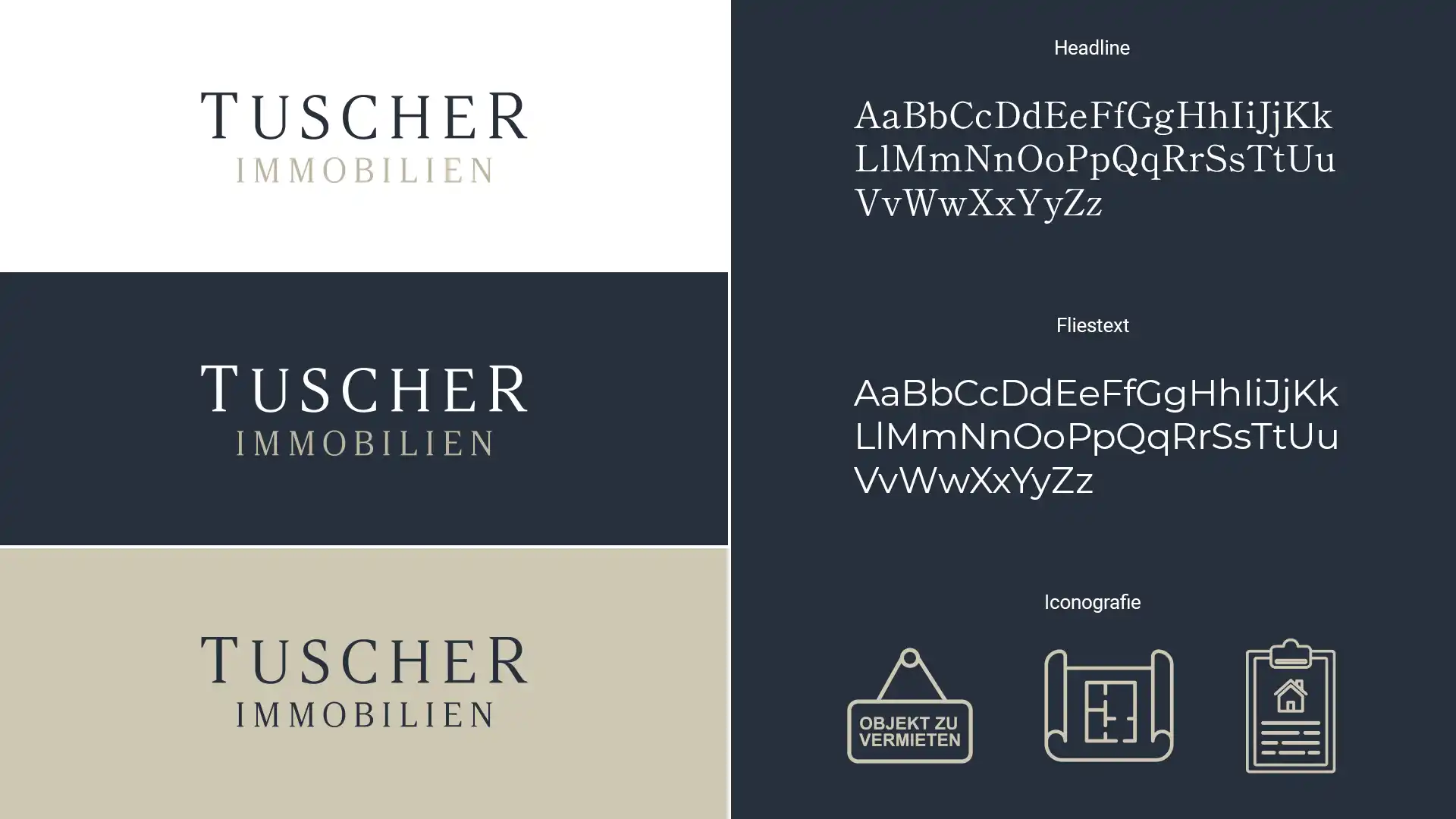 Logo, Schriftarten & Icons